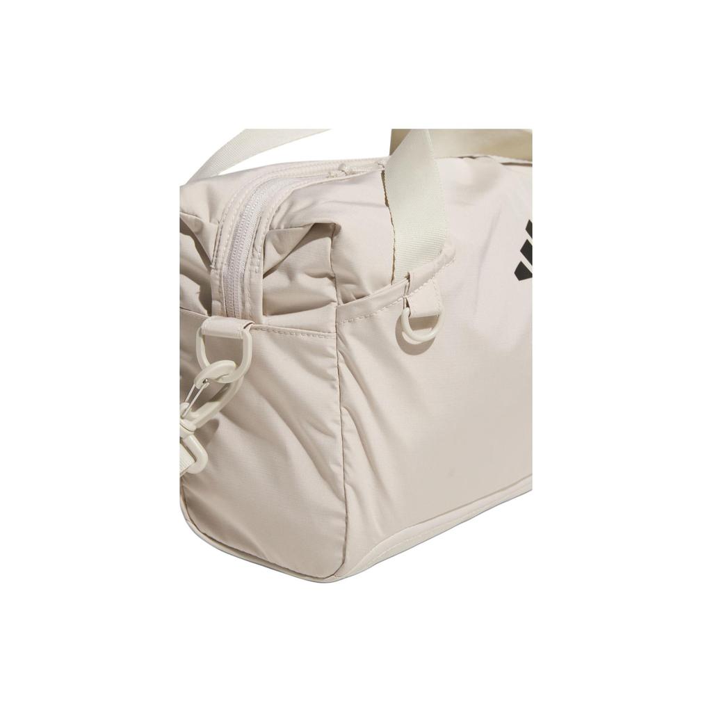 Adidas 11.8L Casual Versatile Solid Color Recycled Polyester Tote Bag Unisex Tote Bag Alum-Brown KF0137