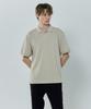 BASIC HOUSE Uni Semi-Overfit Pique Polo Shirt Oatmeal Lyts3104