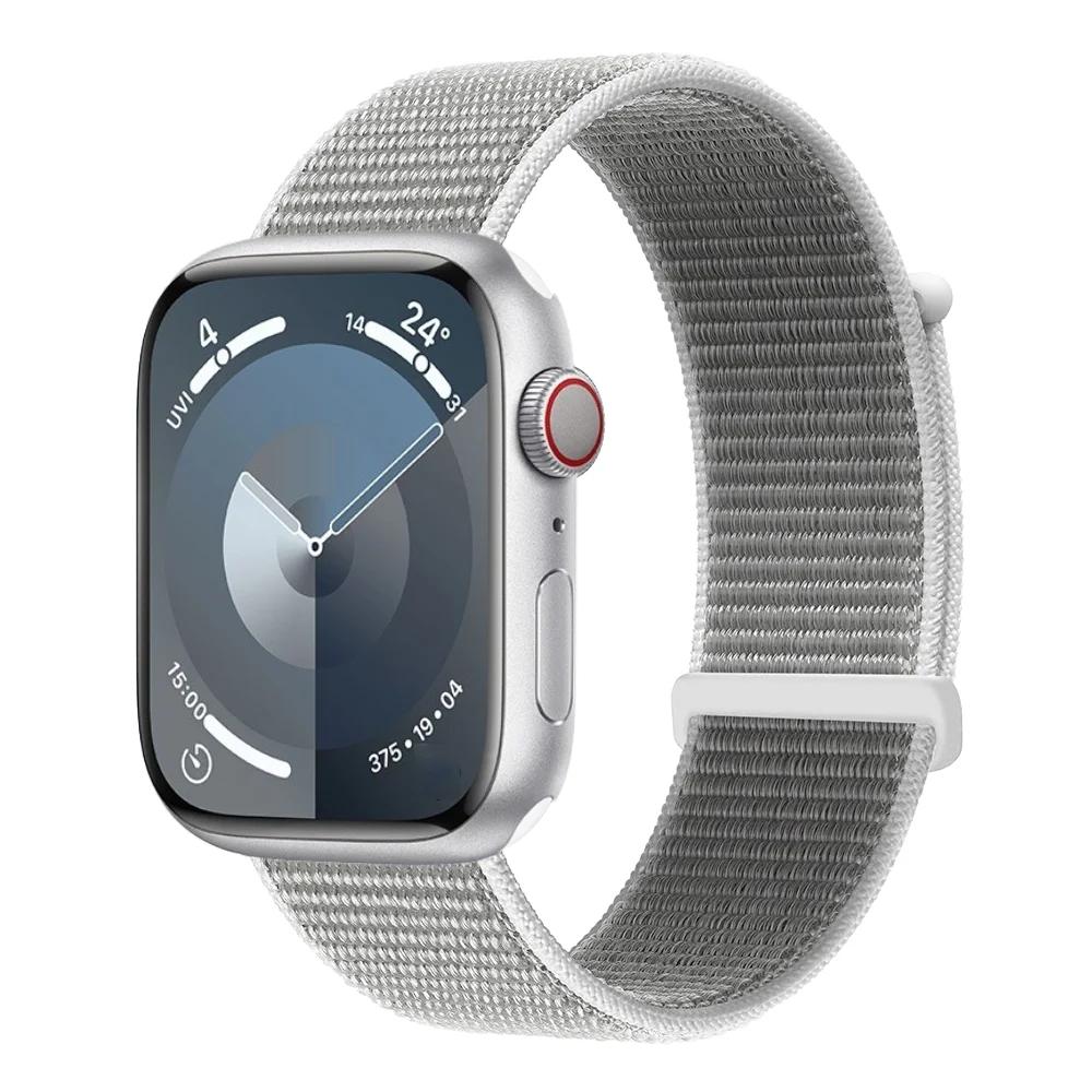 Braided Nylon Loop Strap For Apple Watch 11 10 9 8 7 45mm 41mm 42mm 46mm Ultra 3/2 49mm Comfortable Bracelet iWatch 6 5 SE Belt
