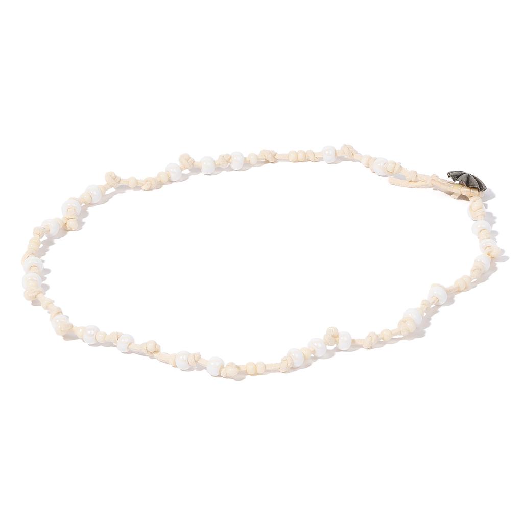 Armo Western Suede Necklace (Cream)