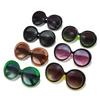 SHAUNA Vintage Oversized Round Women Sunglasses Fashion Double Color Gradient Shades UV400 Men Trending Punk Sun Glasses