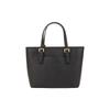 New MICHAEL KORS Jet Set Cow Leather Tote Bag Shopping Bag Handbag Shoulder Bag Small Size Women's Pure Black 35T9GTVT0L-BLACK