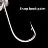5pcs/ Fish Skin Hook Hook Anti-winding Fish Head Hook Luminous Fishing Gear Hook