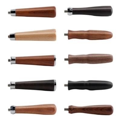 M10 Coffee Portafilter Handle Revolving for 51/53/58mm Coffee Machine Handle Solid Wood Barista Tools Filter Holder Handle