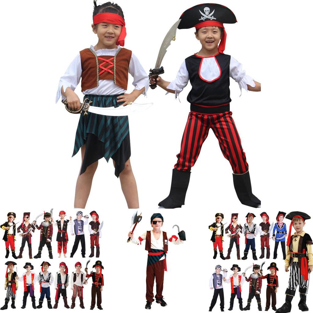 Premium Quality Pirate Costume For Children Perfect For Halloween Parties And Cosplay