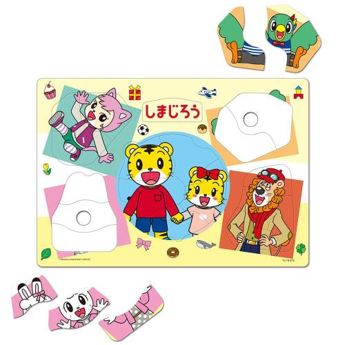 Puzzle for children Shimajiro Minna Nakayoshi 18 pieces [Child puzzle]