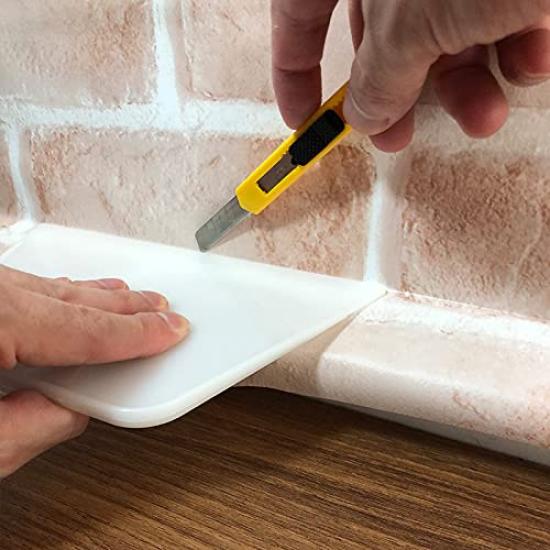 Dream Sticker Wall and Floor Installation Tool and Cutter for Applying Sticker Remake and Floor Sheets 3-Piece Set Spatula, Roller, Wallpaper,