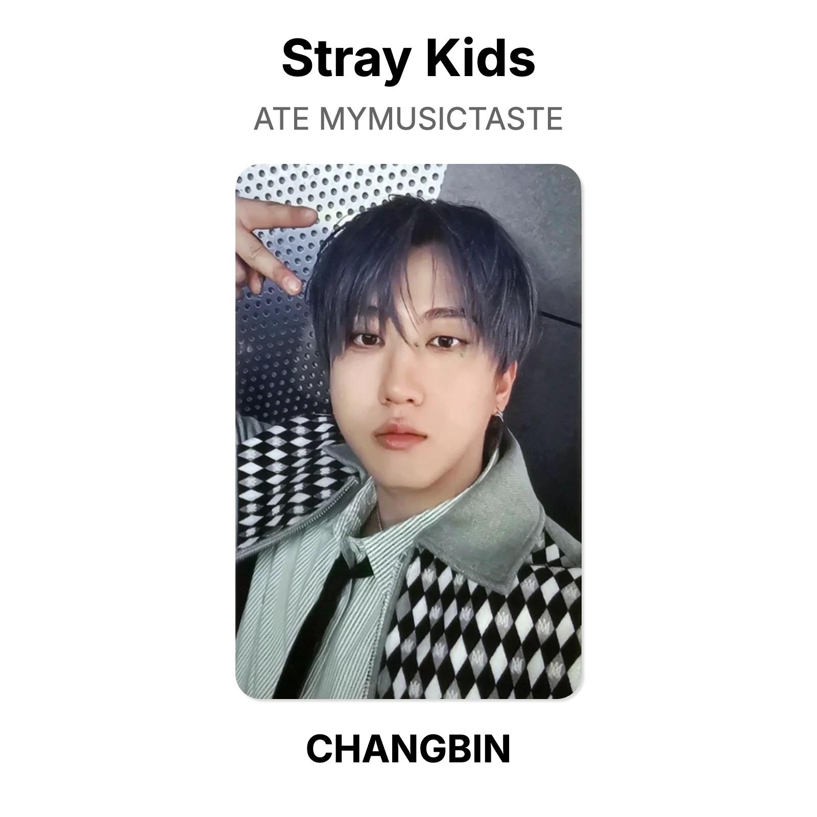 Stray Kids ATE MYMUSICTASTE Official Photocard CHANGBIN