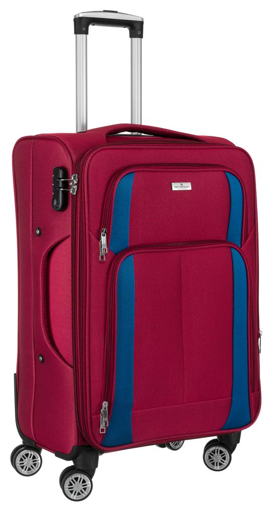 PTN 5209-L-9296 Burgundy-Navy Suitcase