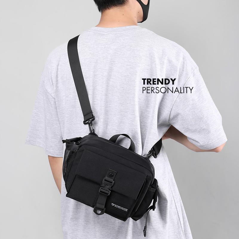 Hohe Qualität Nylon Männer Umhängetaschen 2022 Neue Mode Multifunktions Schulter Tasche Große Kapazität Lässig Reise Taille Packs Männlichen