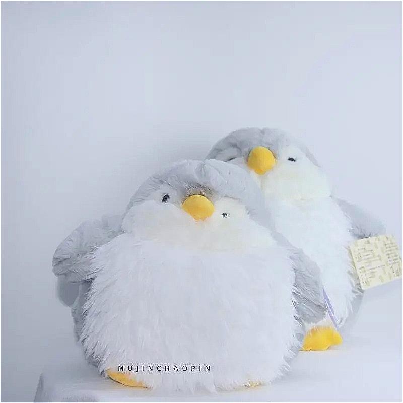 23CM Original Kawaii Fluffy Penguin Plush Toy Nordic Style Cute Soft Stuffed Animal Doll Child Companionship Kids Birthday Gift