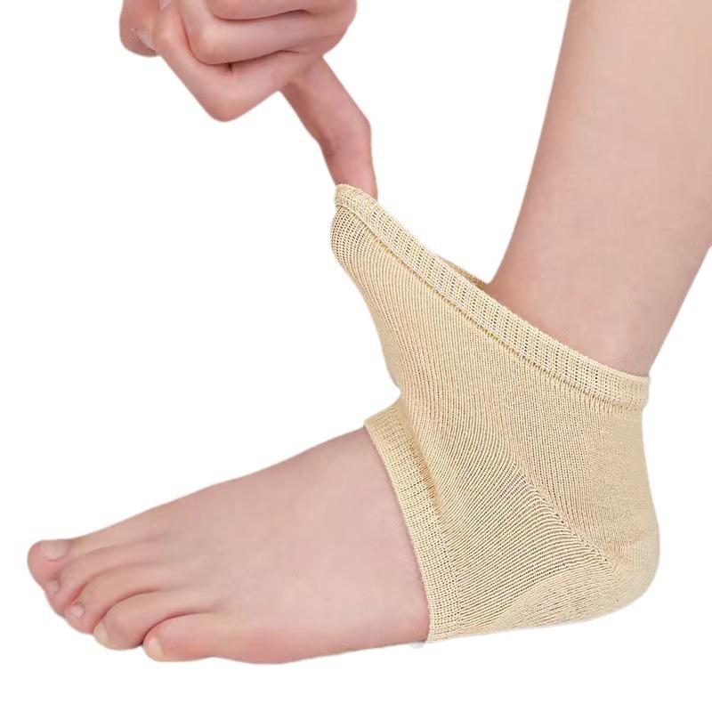 Gel Heel Protective Cover Men's and Women's Invisible Moisturizing Anti-Crack Foot Protector Silicone Heel Socks