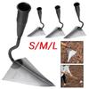 Plowing Hoe Triangle Agricultural Land Turning Loose Soil Hoe Manual Plough Rake Hoe for Household Garden Vegetable Planting