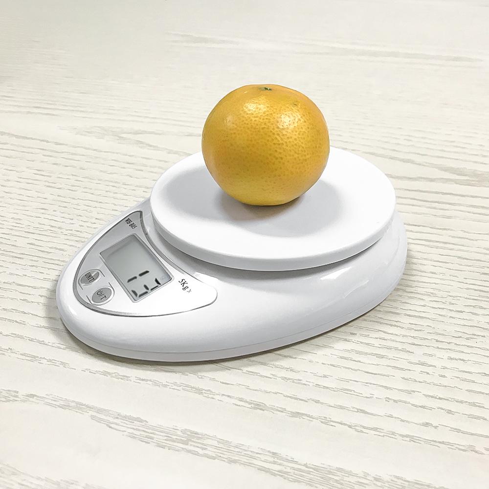 1 ADET Mutfak Gıda Terazisi Elektronik Taşınabilir Dijital Ekranlı Doğru Pişirme İçin 5 Kg/1 g Çelik Avlu Ölçüm Aleti