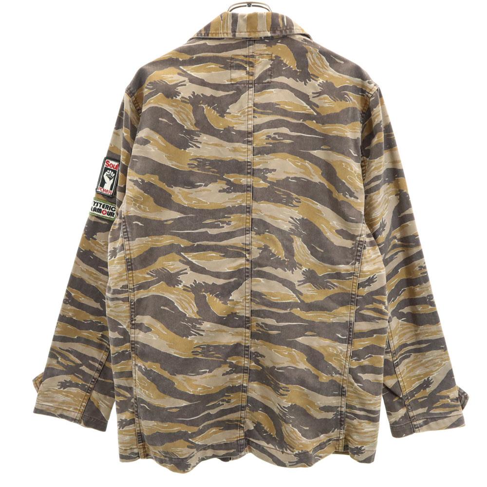HYSTERIC Made In Japan Camouflage Pattern Military Jacket FREE Camouflage Women Used