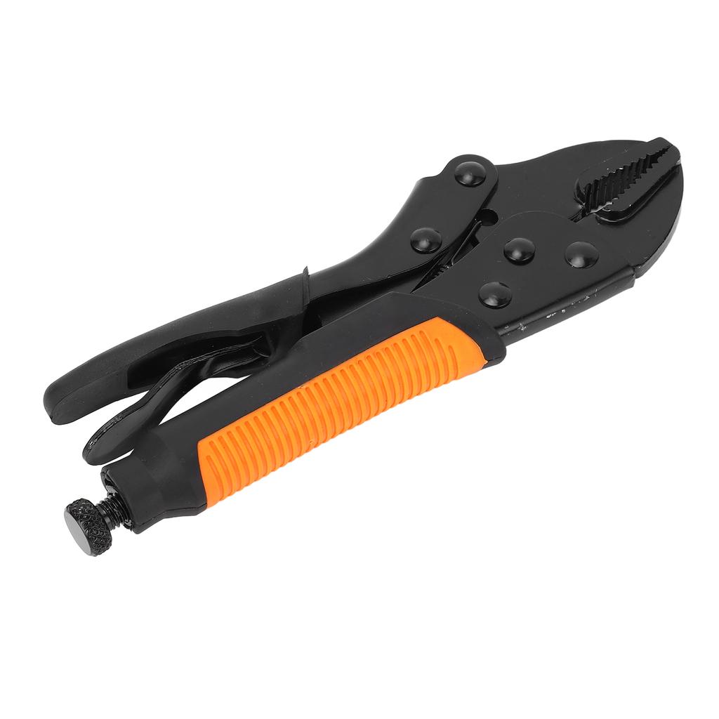 Locking Pliers Curved Jaw Wr Resistant Teeth Anti Slip Handle Portable Pliers with Screw