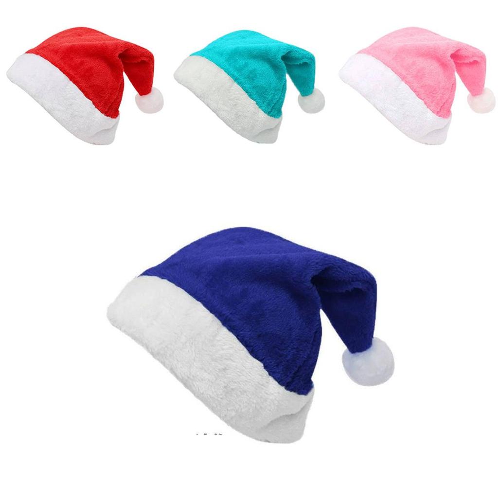 Christmas Santa Hat With Plush Fabric For Holiday Parties And Festive Events