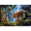 Puzzle - EDUCA - 1000 Pieces - Animals - Tigers On the Tree
