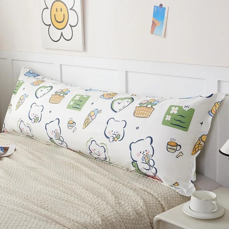 Bedding Pillow Covers Cartoon Dinosaur Body Pillow Cover for Boys Girls Cotton Long Pillowcase Decorative Cushion for Bedroom