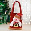 Weihnachts Handtasche Cartoon Weihnachtsmann Schneemann Rentier Geschenktasche Große Kapazität Hohe Tragfähigkeit Frohe Weihnachten Deko Kinder Geschenk