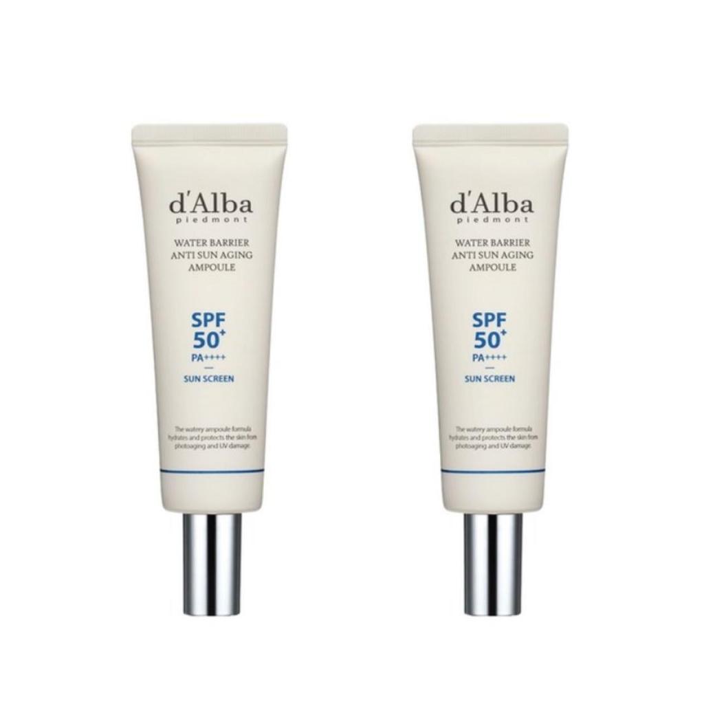 d’Alba Water Barrier Anti Sun Aging Ampoule SPF50+ / PA++++ 50ml (3 Options)