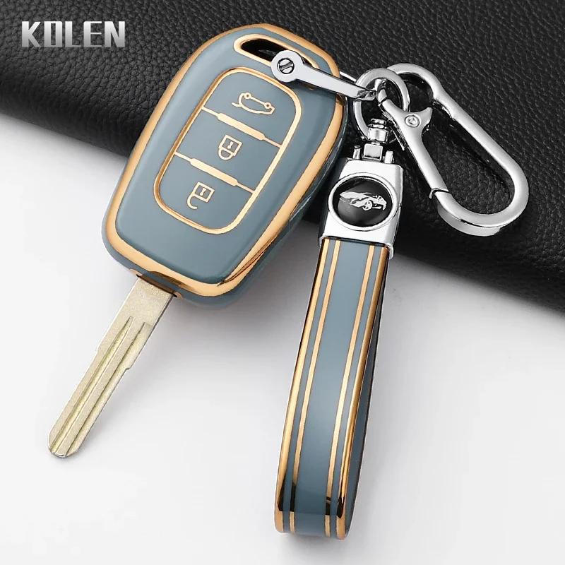 Fashion Tpu Car Key Case Cover For Renault Kwid Traffic Symbol Sandero Logan Lodgy Dokker Dacia Duster 2 3 Buttons Protector Fob