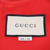 GUCCI 543335 2018 Paramount Sequin Logo Lace Bi-Color Dress dress 36 Red xIvoryUsed