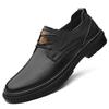 Nuove Scarpe Uomo in Vera Pelle Stringate Business Casual - Morbide, Traspiranti e Versatili per Primavera e Autunno.