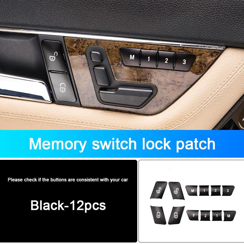 Skirta Mercedes Benz Mygtuko Užklijuojama Plokštelė CLA GLA GLE GLK A B C E Klasė ML GL W176 W246 W242 W204 W205 W212 C117 X166 X204 X156