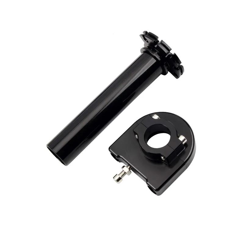 7/8" 22mm Aluminium Gasgriff Drehgriff Schnellgas Gasgriff mit Kabel für Motorrad Dirt Pit Bike 50cc 110cc 125cc
