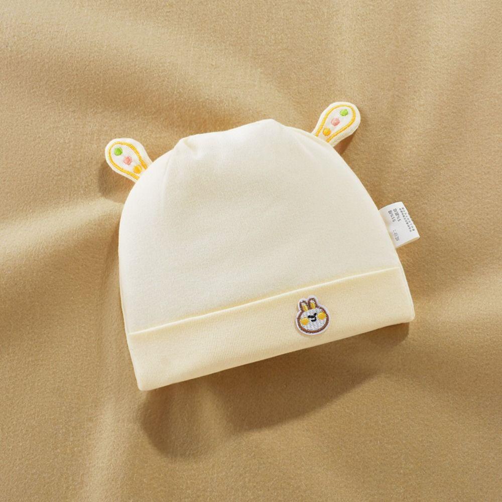 0-3 Months Baby Fetal Cap Print Infants Beanie Cap Warm Boneless Muslin Hats Hospital