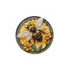 Vintage Botanical Dragonfly  Bee Themed Metal Tin Sign HighDefinition Metal Tin Sign  D Flat Products Design with Enhanced D