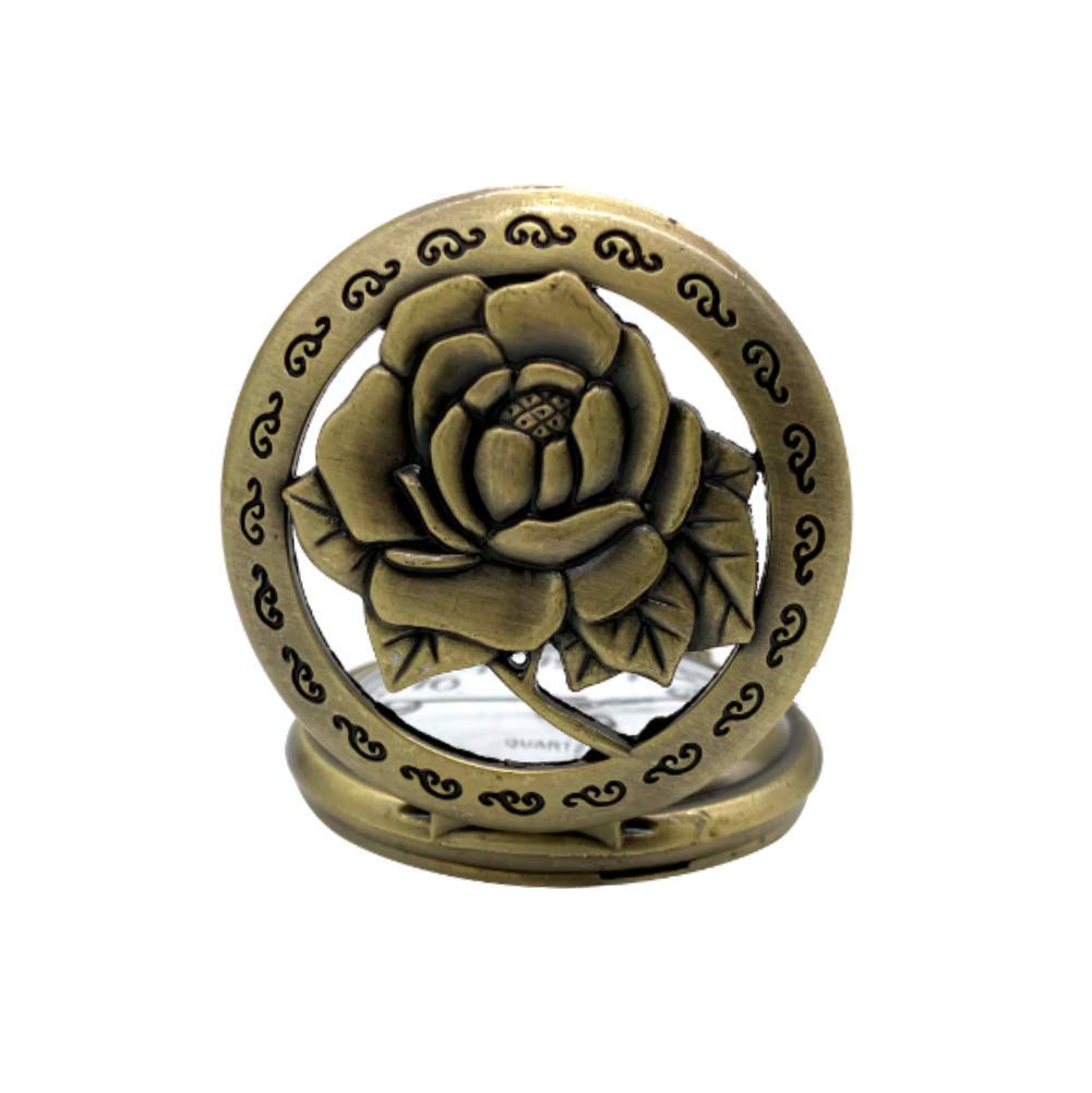 

LuceLuce Pocket Watch Antique Nurse Watch Chain Rose Pocket Watch Retro Accessory Men s Women s
