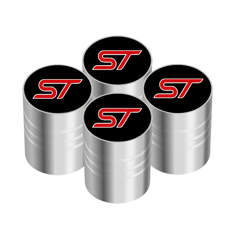 

4PCS Car Wheel Tire Valve Stem Caps Airtight Cover For Ford ST Line Focus X 2 3 Mondeo Fiesta Kuga MK2 MK3 MK4 Tyre Accessories