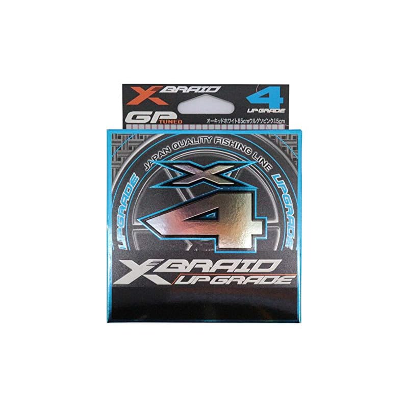 X-Braid Upgrade X4 150м 0.2 4lb Okido Белый с розовыми метками Ulgeso
