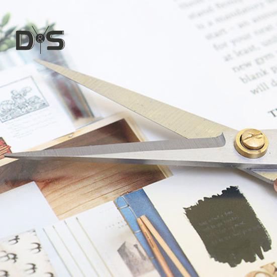 Vintage Chinese Style Sewing Scissors Heavy Duty Stainless Steel Sharp Blade Multipurpose Tailor Scissors DIY Embroidery Arts Crafts Crochet Yarn