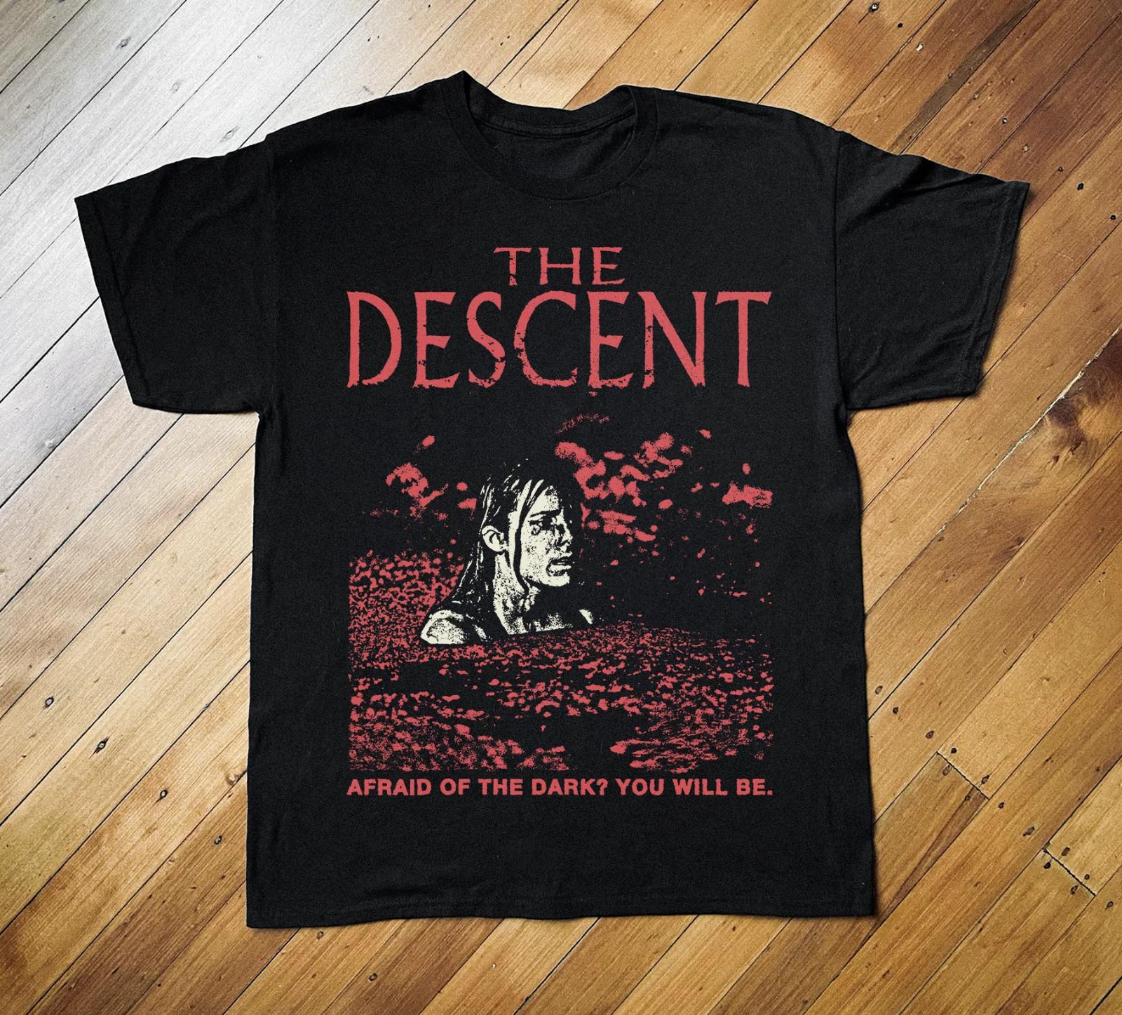 VTG THE DESCENT Band Short Sleeve Cotton Black T Shirt UR590 XL