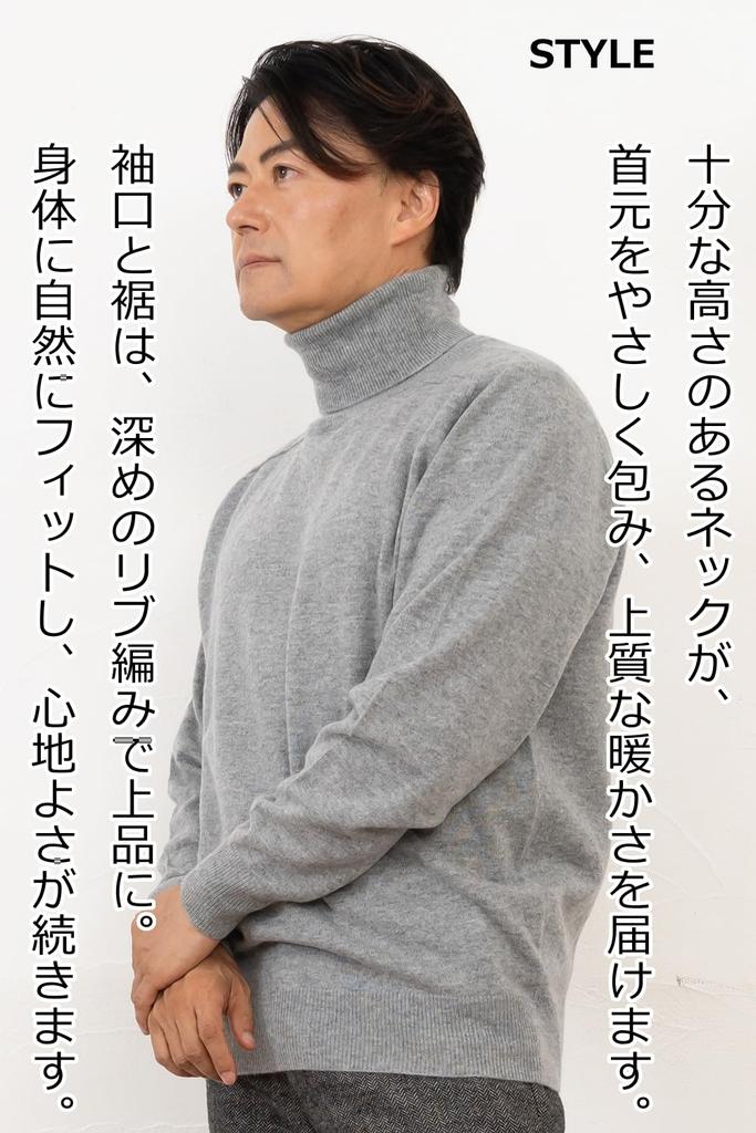 HOSRICK Cashmere Turtleneck Officially Premium Quality Winter Solid Color 100% Men's Sweater, Color Black, Size M, Tested, Knitwear,