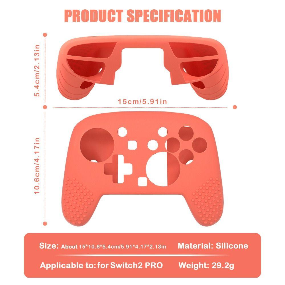 Schweißfeste Schutzhülle Silikon Spielgriff Hülle NEU Controller Skin für Switch 2 Pro