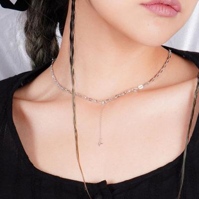 DARINGDarling Sparkle Drop Silver Necklace