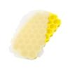 Vassoio per cubetti di ghiaccio in silicone con coperchio, stampo esagonale, 37 cavità, flessibile, antiaderente, per congelatore e cucina