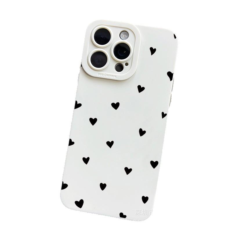Black love for apple 15 mobile phone case iphone12promax case 14/13/11/XSMAX pupil eye 16