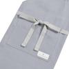 COLORFUL CANDY STYLE Apron In Solid Color with Grayish for Boys School Easy To Put On and Take Children's (100-120cm) Blue, (Elementary Age), Off,