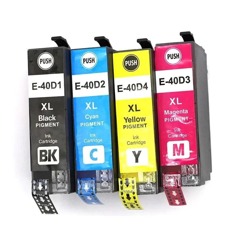 T40D Pigment Ink Compatible T40D1 T40D2 T40D3 T40D4 Ink Cartridge for Epson SureColor SC-T3100 SC-T5100 SC-T2100 Inkjet Printer