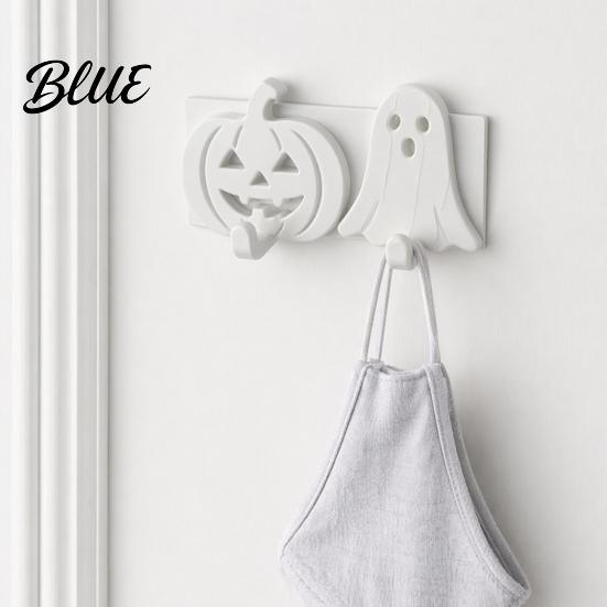 Halloween Home Decor Wall Decor Ghost Hook Key Hooks Pumpkin 3D Printed Hook Self Adhesive Holder No Drill Hanging