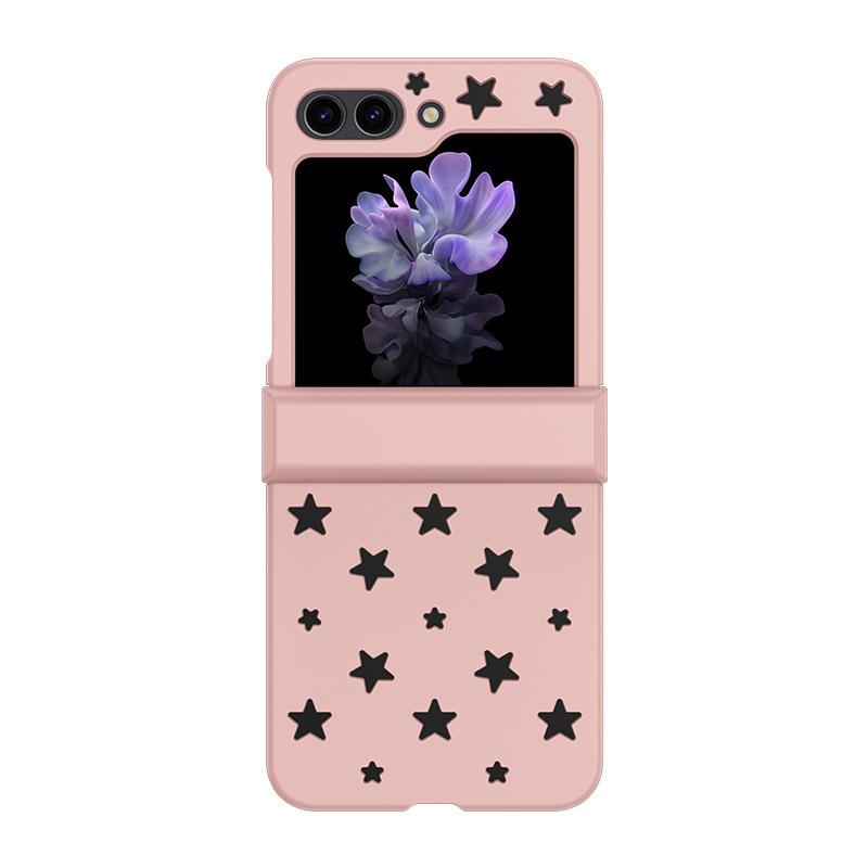 Applicable to Samsung Z FliP8 folding mobile phone case, star heat dissipation Z FliP4 hinge ZFliP3 anti-drop mobile phone case