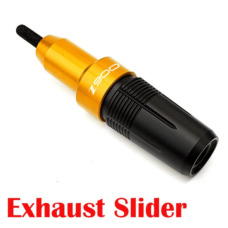 Apărător de accident de evacuare din aluminiu pentru motocicletă pentru Kawasaki Z 900 Z900 RS 2017-2022 Glisoare pentru cadru Motor în cădere