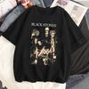 Nana Ren Anime Silhouette TShirt Black Stones Guitarist Couple Graphic Ideal for Shoujo Anime Fans Music Lovers