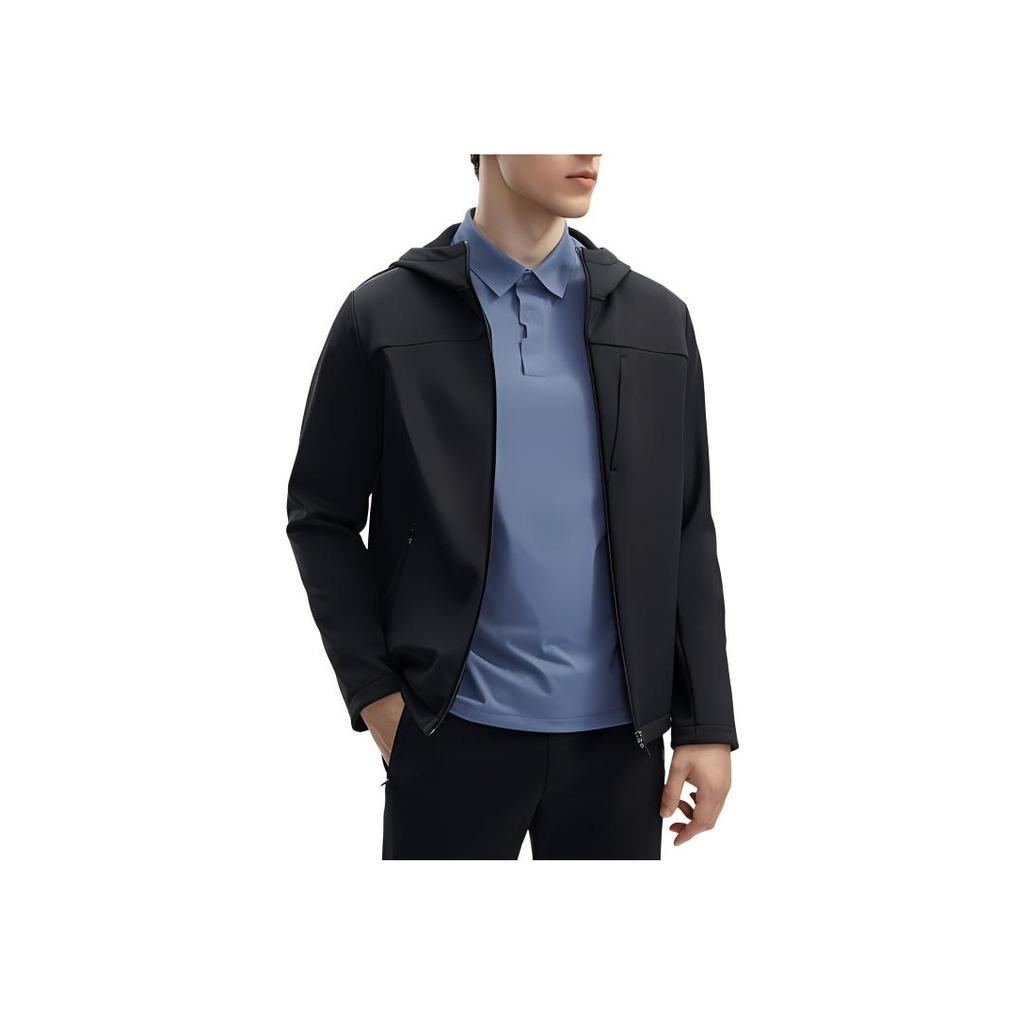 New FILA Jackets Men's Jet Black F11M412503F-BK