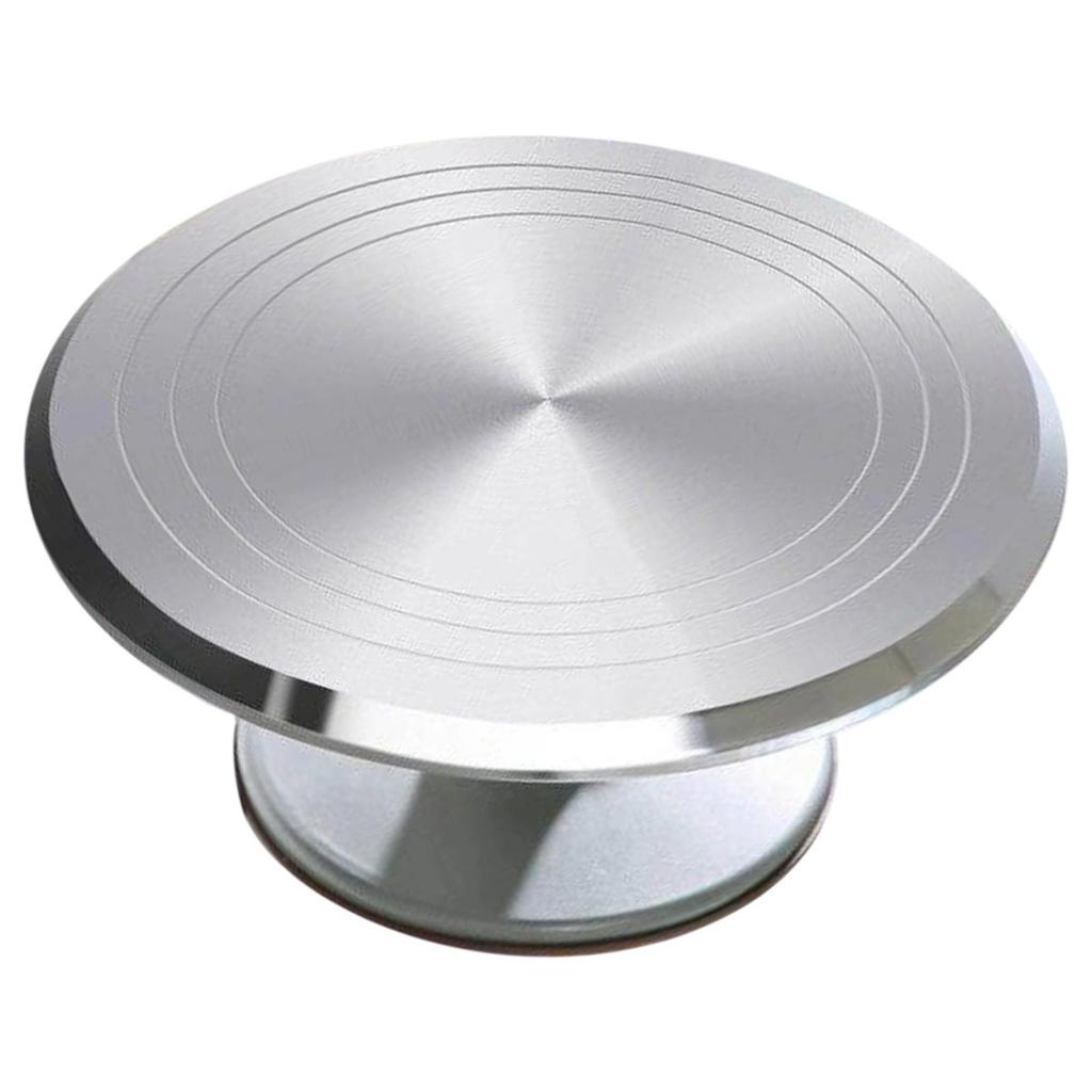 Aluminum Alloy Turntable Cake Decoration Accessory Set Rotating Cake Stand Tool Metal Stainless Steel Pastry Cake Stand